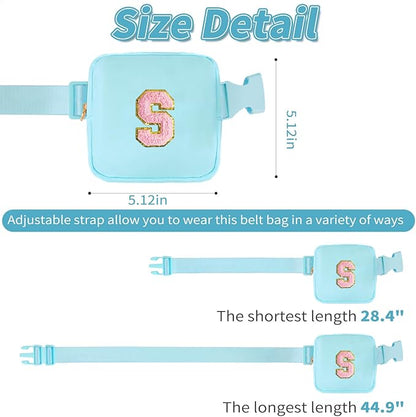 Gifts for Girls Teens Kids - Mini Belt Bag Crossbody Bag - Birthday Gifts for Daughter Sister Her,Teen Girl Essentials,Travel Essentials,Cute Teen Trendy Stuff - Blue,S