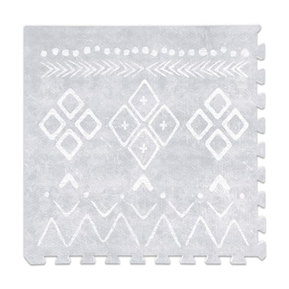 Lillefolk Baby Play Mat for Floor – 6x8ft Gray | Soft Non Toxic Premium EVA Foam Tiles for Tummy Time, Crawling & Playroom – Waterproof Interlocking Floor Mat for Babies & Toddlers (12 Tiles)