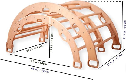 Climbing Arch Cushion Only | Cushion for Toddler Climbing Arch | Montessori Rocker | Toddler Floor Pillow for Kids (Small Star)