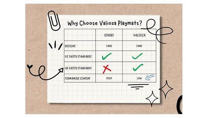 Terrazzo Playmat, Non-Toxic, Eco-Friendly, EVA-Foam, Puzzle Playmat (Brown), Extra Large, 180 centimeters x 120 centimeters