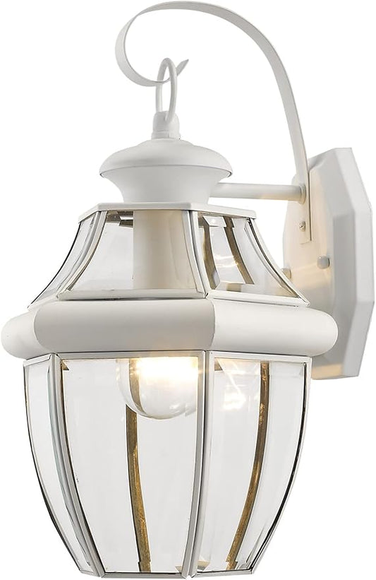 Livex Lighting 2151-03 Outdoor Lighting, 13" x 8.5" x 8.5", White