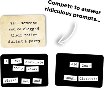 Ransom Notes Expansion Pack One - The Ridiculous Word Magnet Party Game, 3+ Players