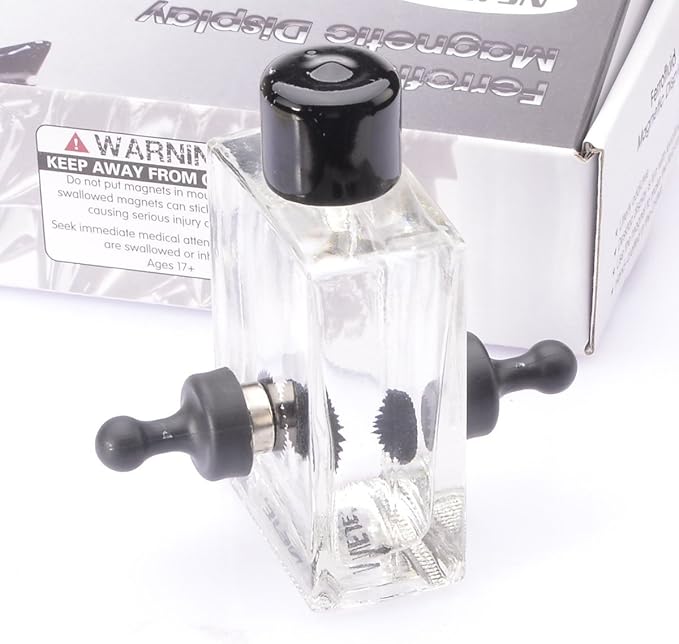 Dancing Ferrofluid Magnetic Ferrofluid Display in a Bottle Ferro Fluid Cool Stuff for Science Lovers Physics Magnetic Desk Toys Adults
