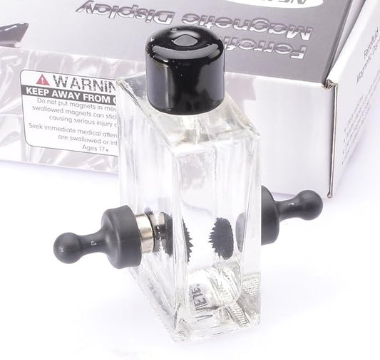 Dancing Ferrofluid Magnetic Ferrofluid Display in a Bottle Ferro Fluid Cool Stuff for Science Lovers Physics Magnetic Desk Toys Adults