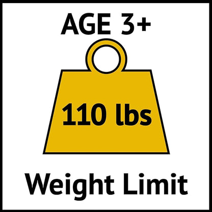 Big Dig Outdoor Toy Excavator Digger Playset w/ 360 Rotation for Kids Ages 3 & Up, Yellow