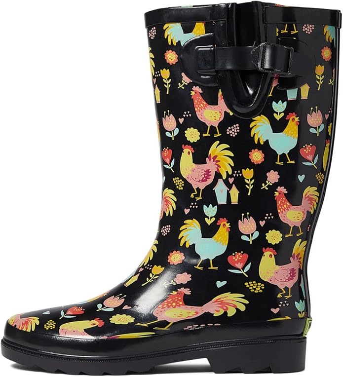 Western Chief Women's Tall Waterproof Rain Boot Outdoor Garden Shoes