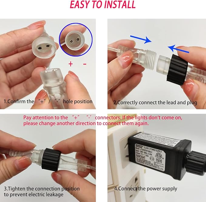 Christmas Lights, 16 Inch/40cm Meteor Shower Lights, Xmas Decorations for Outside Yard Party, LED Icicle Christmas Light Outdoor for Tree Porch House Holiday, UL Plug, Blue