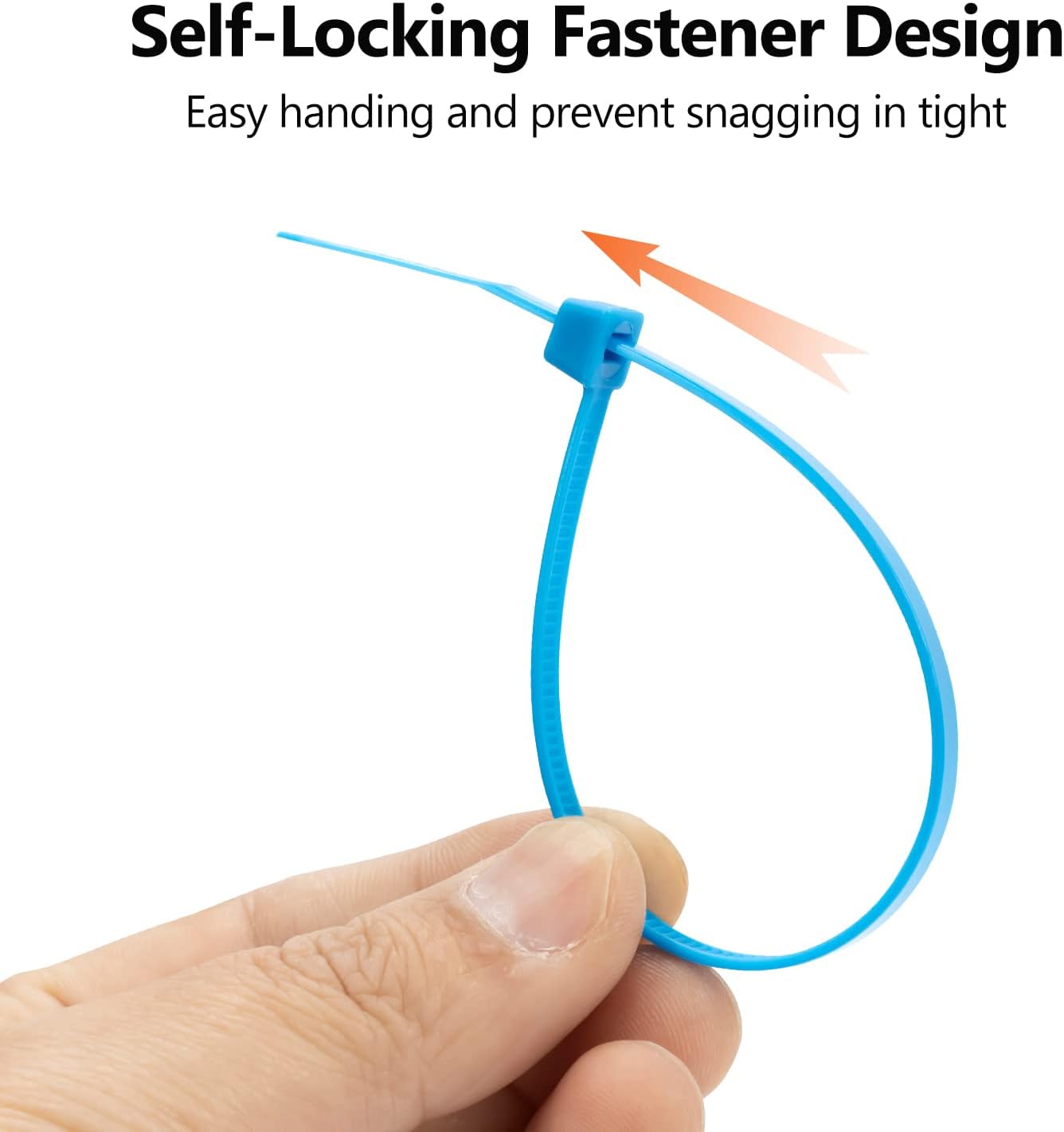 XINGO 100PCS Cable Zip Ties Heavy Duty, Premium Nylon Plastic Wire Ties with 50 Pounds Tensile Strength, Self-Locking Black Nylon Zip Ties for Indoor and Outdoor (16 inch, Yellow)