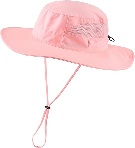 Connectyle Women's UPF 50+ Sun Hat UV Protection Wide Brim Bucket Hat Summer Beach Hats Fishing Hiking Outdoor Safari Hats