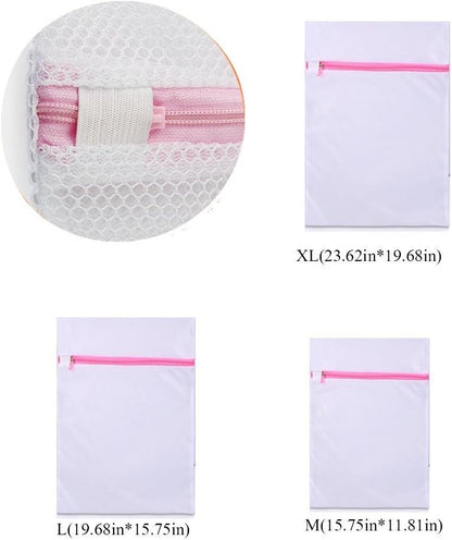 Washing Bags,Clothing Washing Bags,5 Medium for Laundry,Blouse, Hosiery, Stocking, Underwear, Bra and Lingerie, Travel Laundry Bag Pack of 5