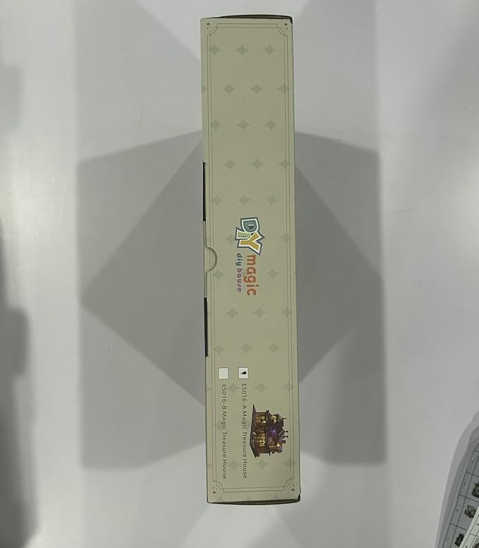 Miniature House Kit, Tiny House Kit with Light, DIY Mini House Building Kits for Adults to Building, Unique Gift for Birthday Christmas, Treasure House