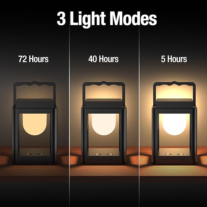 Outdoor Solar Table Lamp,Collasis 10 RGB Color Changing Lights,Portable Rechargeable Solar Lantern Waterproof, Touch Control Outdoor LED Lights Decorative for Patio Walking Reading Camping Bedside