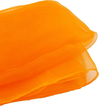 Larcele 12 Pieces Juggling Dance Scarf for Performance Prop Accessory 24 x 24 inches WDSJ-02