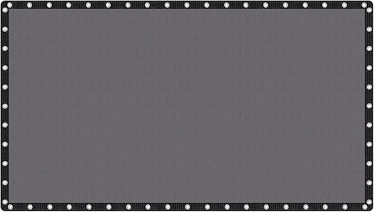 VICLLAX Shade Fabric Sun Shade Cloth Privacy Screen with Grommets for Patio Garden Pergola Cover Canopy 20x36 FT, Grey