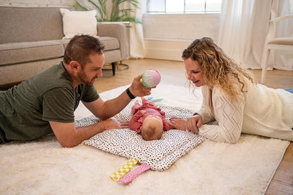 Manhattan Toy Wimmer Seek & Explore Double-Sided Tummy Time Mat for Infants and Toddlers