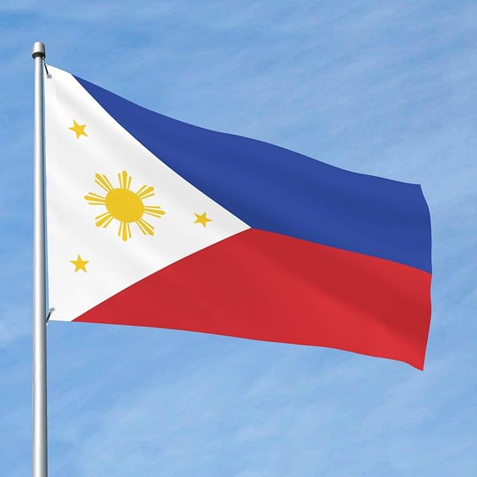 Philippines Philippinese Flag Garden Yard House 2x3 ft Flags Double Sided Print Banner Indoor Outdoor Party Home Decorations for Boat Dorm House Balcony