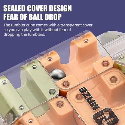 Large Labyrinth 3D Puzzle Maze Cube, 3D Puzzle Maze Games, Rubik Race Game, Engaging Brain Teaser Toy for Stress Relief & Logic Development, Educational Focus Game Gift for Adults Teens (1PC)