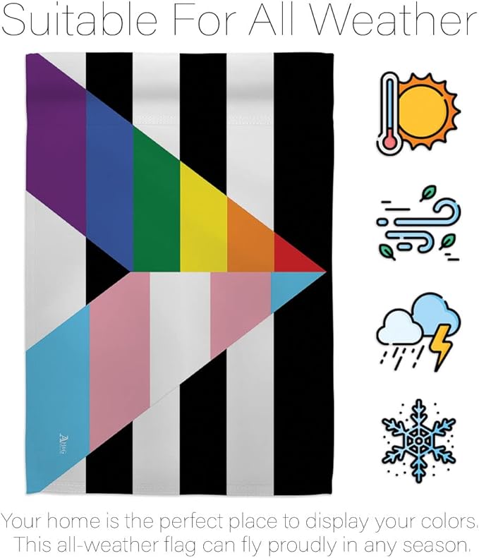 LGBTQ Pride Month Flag Gay Trans Straight Ally House Flags Decorations Home Decor Gifts Small Rainbow Bandera Indoor Banner July 4th Patriotic Decor Outdoor Bisexual Pansexual Transgender Lawn Porch Outdoor Wall Tapestry Made In USA