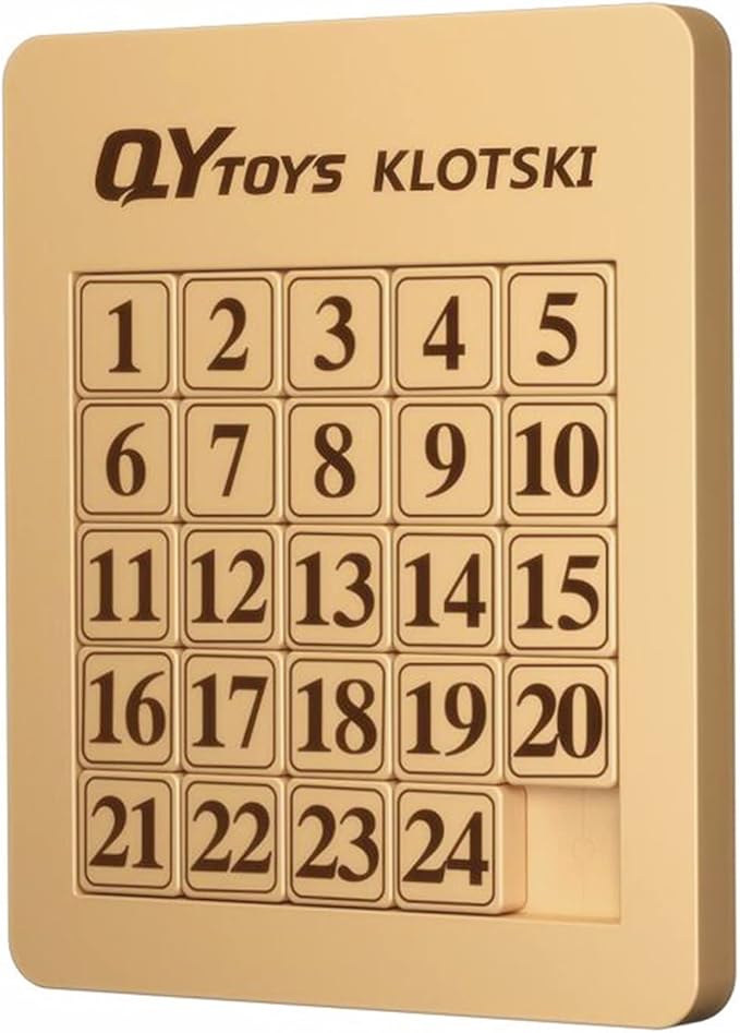 Cuberspeed 24 Klotski Puzzle Slide Number Puzzle Puzzle magnetized Brain Teasers Toy Tangram Jigsaw Intelligence