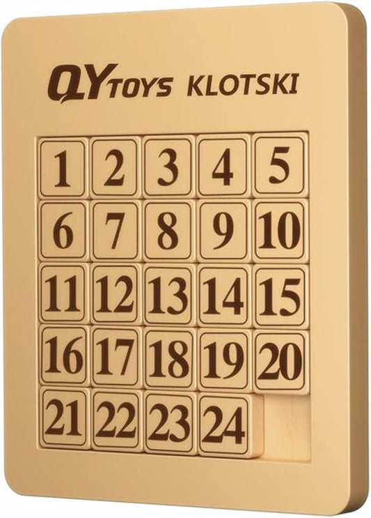 Cuberspeed 24 Klotski Puzzle Slide Number Puzzle Puzzle magnetized Brain Teasers Toy Tangram Jigsaw Intelligence