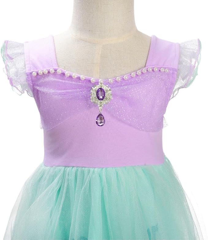 Dressy Daisy Princess Dress Up Clothes Halloween Fancy Party Tulle Skirt Summer Outfit for Baby & Toddler Girls