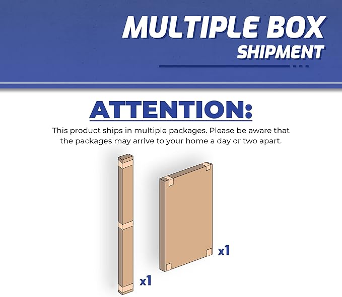 MonsterRAX - 2x6 Overhead Storage Rack (Hammertone, 18"-33" Ceiling Drop Down)