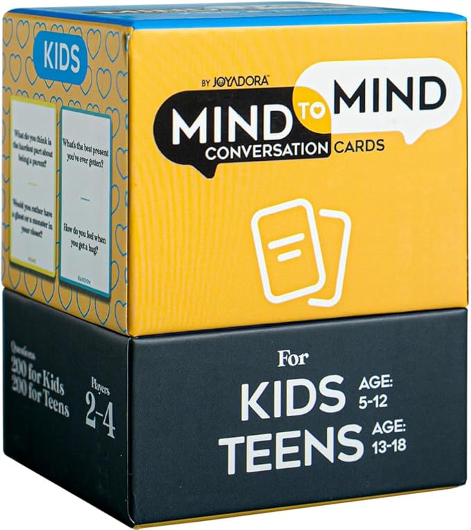 400 Kids and Teens Conversation Cards - Questions for Kids, Family Talk, Conversation Starters for Families