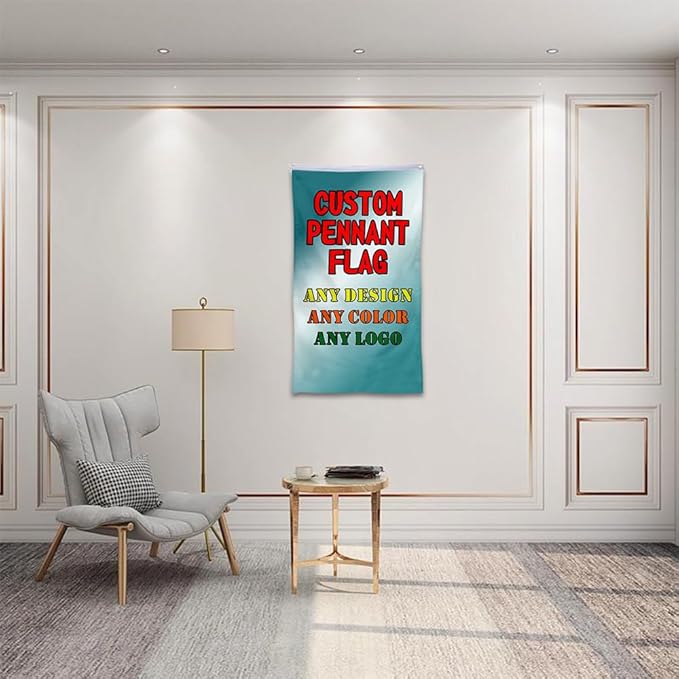 Customizable Games Funny Family Personalized Swallowtail flag Garden house banner Decor Double Stitched Polyester with Brass Grommets (Flat, 30x50in)