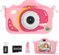 Kids Camera Toys for 3-8 Year Old Girls, 48MP Dual Lens 1080P Toddler Camera for Kids with 64GB SD Card, Kids Digital Video Camcorder Selfie Cameras Christmas Birthday Gifts