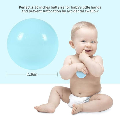 GOGOSO Playpen Balls for GirlsToddlers for Playhouse, Baby Pool, Play Ball Fun Centers, for Babies, Kids, Toddlers 1-3, Phthalate Free BPA Free 100pcs