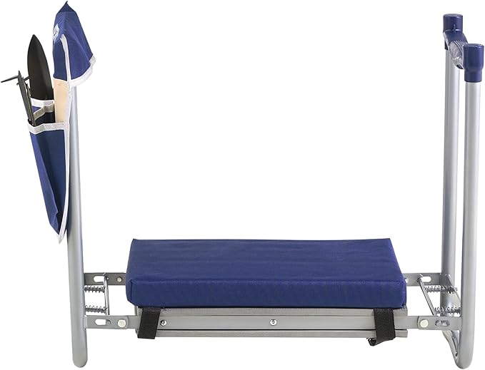 VEVOR Large Folding Garden Kneeler and Seat Heavy Duty, Widened 10" EVA Foam Pad, Portable Garden Stool with Tool Bags, Gardening Bench to Relieve Knee & Back Pain, Gifts for Seniors, Women, Parents