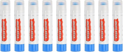 PATIKIL Solid Tempera Paints, 9 Pcs Washable Quick Drying Paint Sticks Paint Pens for Artists Beginners Art Supplies, Blue