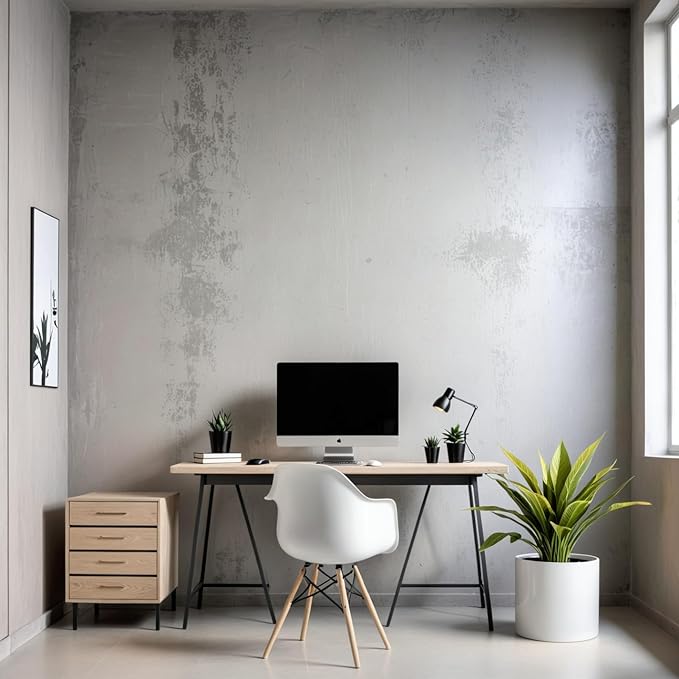 Fox & Fern Large 12 Inch Planter — Premium Lightweight Fiberstone Glossy White Plant Pot; Drainage Plug; Large Indoor & Outdoor Floor Planter; 12 Inch Pots for Plants; Weather Resistant & UV Resistant