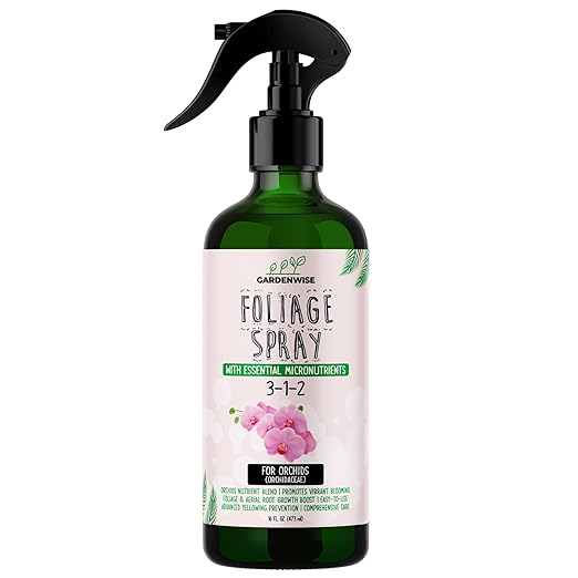 Premium Orchid Plant Food Mist – Orchid Fertilizer Spray – Orchid Food Fertilizer for Blooming – Orchid Plant Care Formula 3-1-2 – Ready-to-Use (8 OZ)