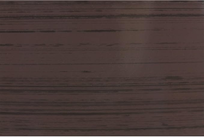 Garden Elements Indoor/Outdoor Glazed Brushed Happy Plastic Planter, Large, Dark Brown, 15"