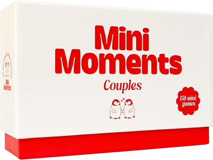 Rabble Mini Moments - 150 Couples Games and Couples Activities with Stay at Home Date Night Ideas, Perfect for Game Nights and 2 Players