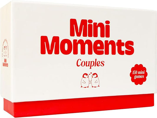 Rabble Mini Moments - 150 Couples Games and Couples Activities with Stay at Home Date Night Ideas, Perfect for Game Nights and 2 Players