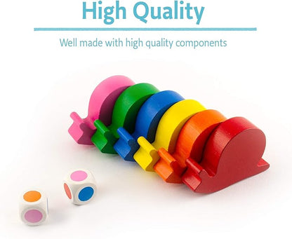 Ravensburger Snail's Pace Race Game for Age 3 & Up - Quick Children's Racing Game Where Everyone Wins!