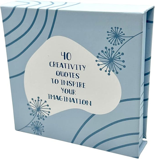 40 Creativity Quotes to Inspire Your Imagination – Creativity Cards – Daily Inspiration Cards with Famous Creative Quotes for Writers, Students & Teams