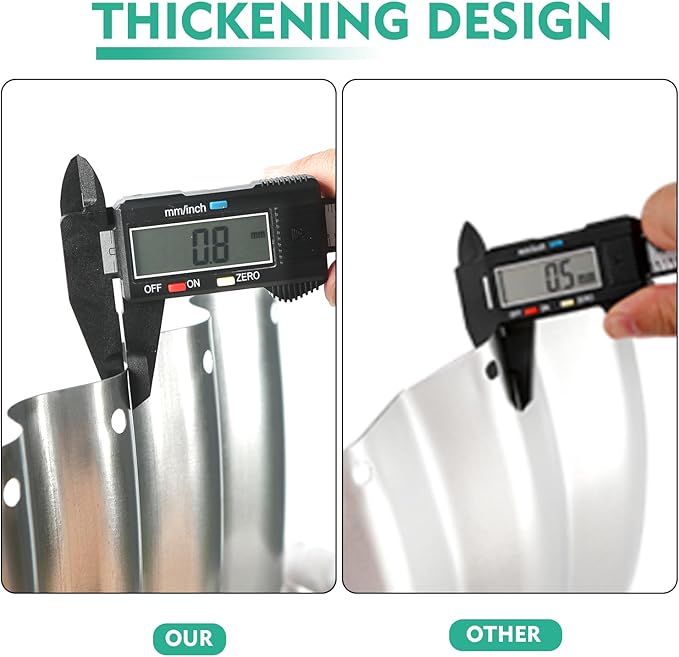 60X32X12 Inches Oval Galvanized Metal Garden Raised Bed/Plant Box for Planting,32 Inches Diameter Iron Fire Pit Ring,Small Animal Fence-3 in 1 Modular Design in Silver (5X2.7X1 FT, Oval)