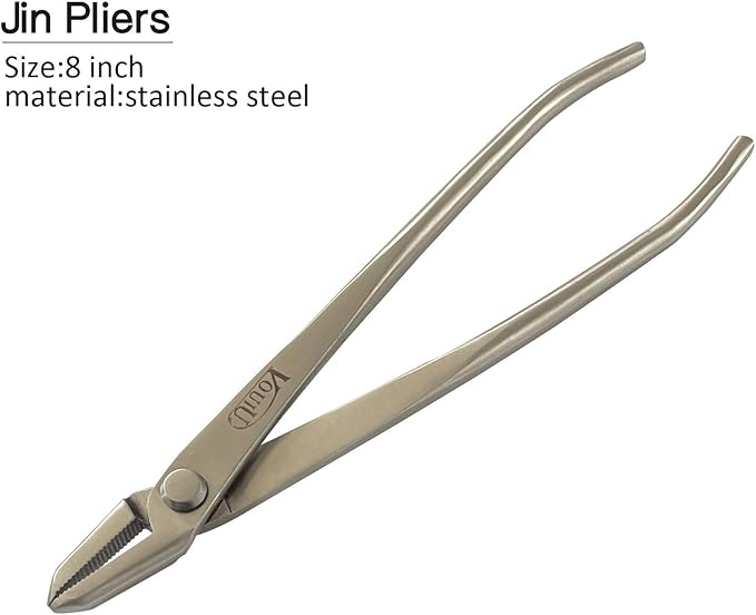 6-Piece Bonsai Tool Set,Knob Cutter,Trunk Splitter,Concave Cutter,Wire Cutter,Jin Pliers,Bonsai Scissors