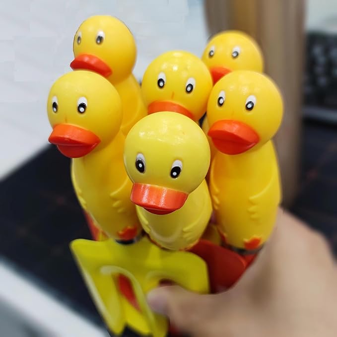 Kids Gardening Set Yellow Duck Handle, 6 Pieces (Organe+ Yellow), Kids Garden Tool Set Kids Beach Shovel Sandbox Play Toy Garden Hand Tool