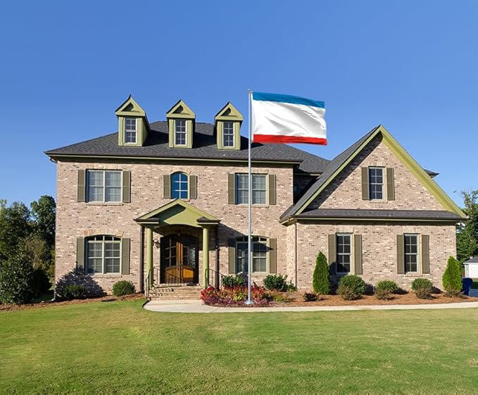 Ukraine Crimea Flag 2x3FT Ukrainian Crimean Polyester Banner With 2 Grommets Fade Resistant Vivid Color For Patriotic Festival Events Party Decoration (Crimea UKR, 2x3FT)