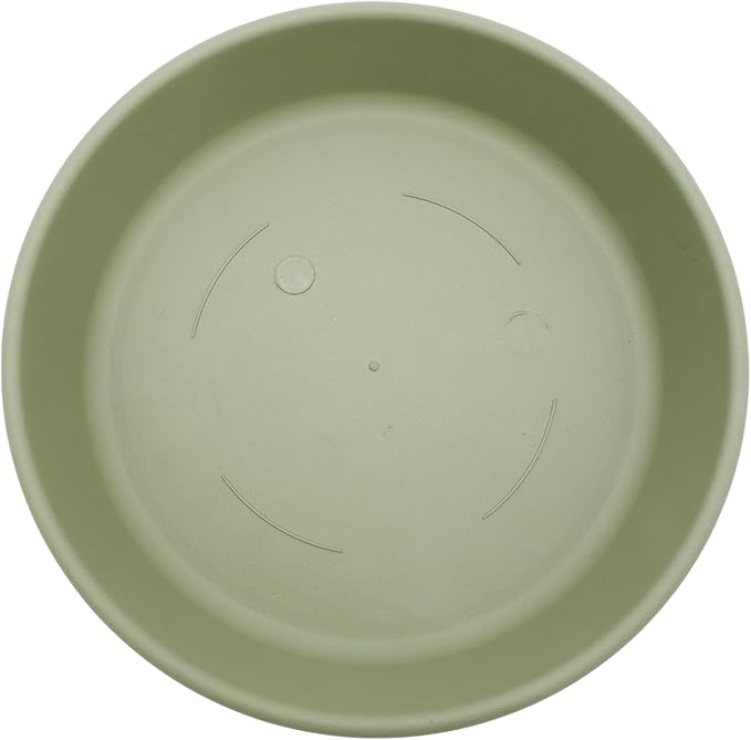 The HC Companies 21 Inch Round Plastic Classic Plant Saucer - Indoor Outdoor Plant Trays for Pots - 21"x21"x3.63" Seafoam