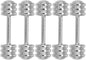 5PCS Miniature Dumbbells,1:12 Miniature Gym Equipment Dollhouse Tiny Dumbbell Toys for Doll House Decoration - 1.1Inch