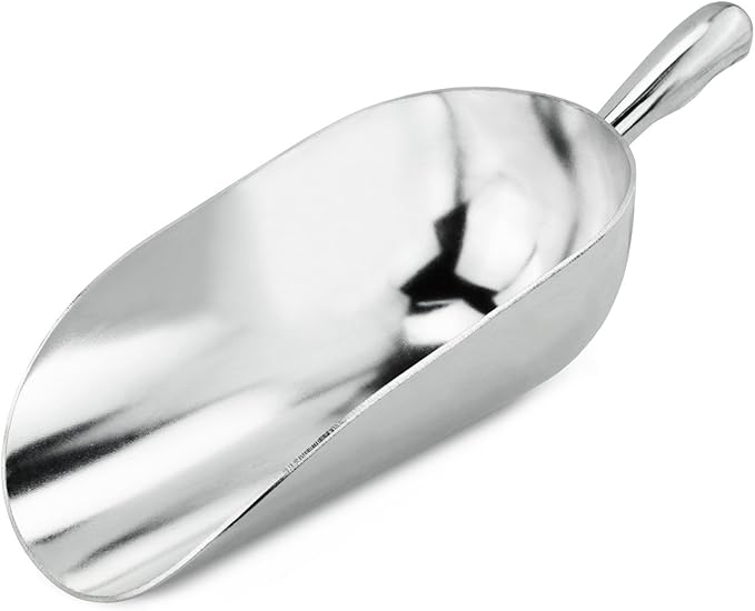 New Star 34585 Cast Aluminum Utility Scoop, 58-Ounce