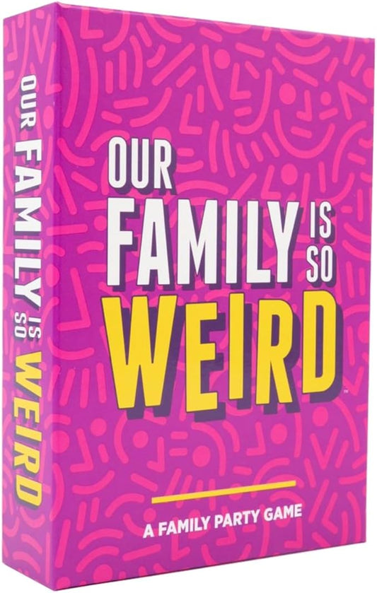 DSS Games Our Family is So Weird [A Family Card Game to Decide Who’s Most Likely to | Game Night Idea for Kids, Adults & Groups | Great for Halloween, Stocking Stuffers, Friendsgiving, Thanksgiving]