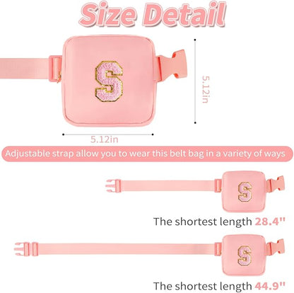 Gifts for Girls Teens Kids - Mini Belt Bag Crossbody Bag - Birthday Gifts for Daughter Sister Her,Teen Girl Essentials,Travel Essentials,Cute Teen Trendy Stuff - Peach,S