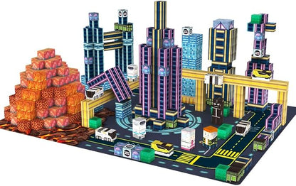 180PCS Magnetic Blocks, Building Blocks Cubes, Magnetic Cubes Kids Toys, Upgraded STEM Sensory Toys for Kids Ages 3+, Christmas Birthday Gifts for Boys Girls