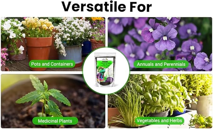 Organic Seed Starter Soil – Seed Starting Mix with Mycorrhizal Fungi – Natural Root Stimulator – Potting Soil for Vegetables and Herbs (1 Quart)